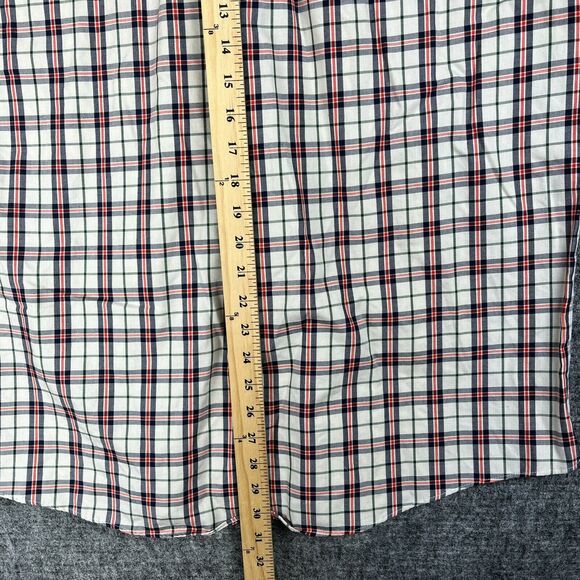 LL Bean Shirt Mens‎ L Traditional Fit Plaid Short-Sleeve Business Casual Travel - Picture 8 of 10